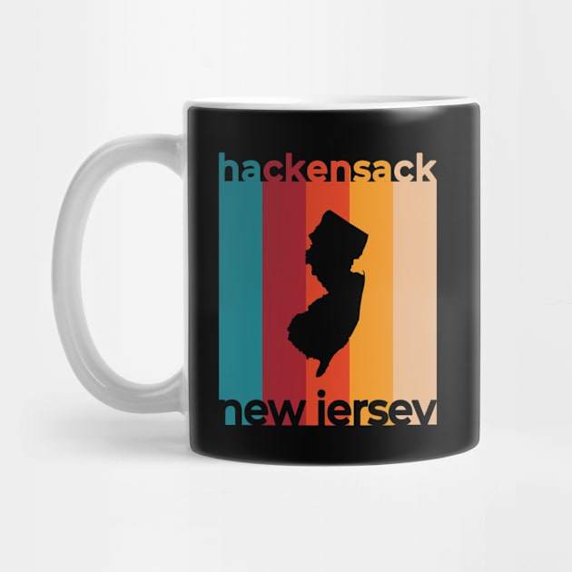 Hackensack New Jersey Retro by easytees